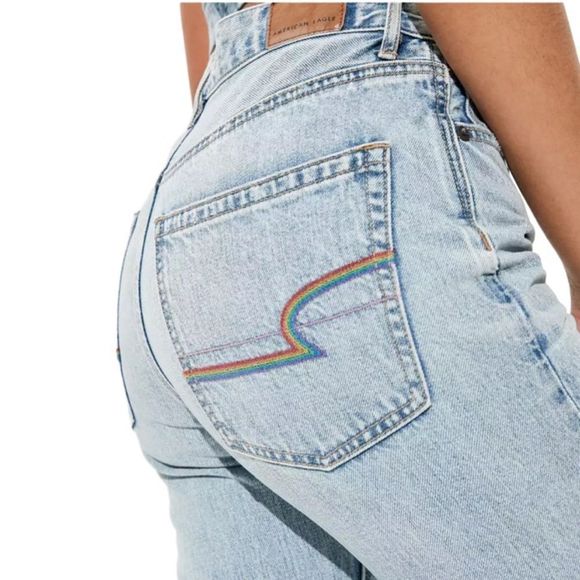 NWT American Eagle AE Pride '90s Boyfriend Jean - Picture 3 of 12